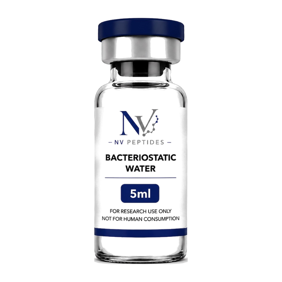Bacteriostatic Water 5 ml or 10 ml vial research vial from NV Peptides